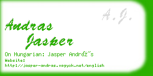 andras jasper business card